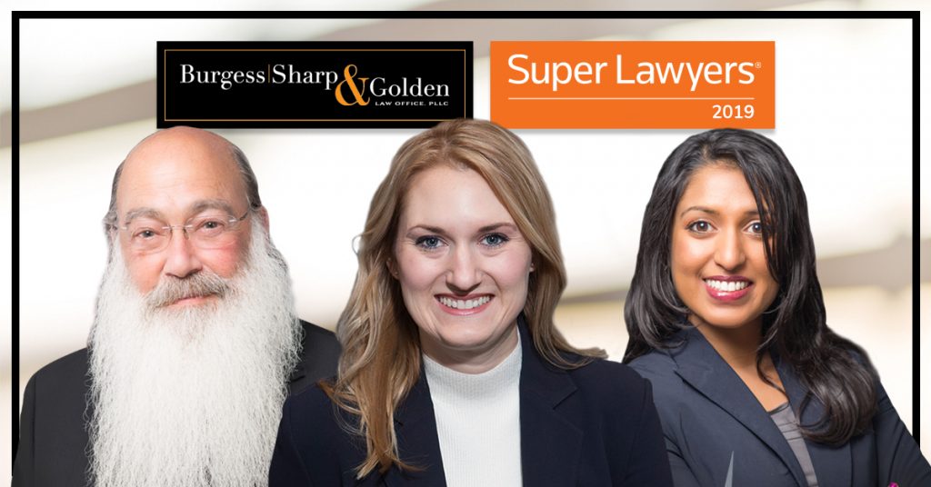 Burgess Sharp & Golden: 2019 Super Lawyers