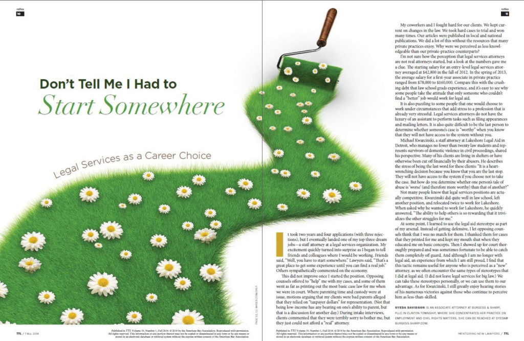 Syeda Davidson TYL Article